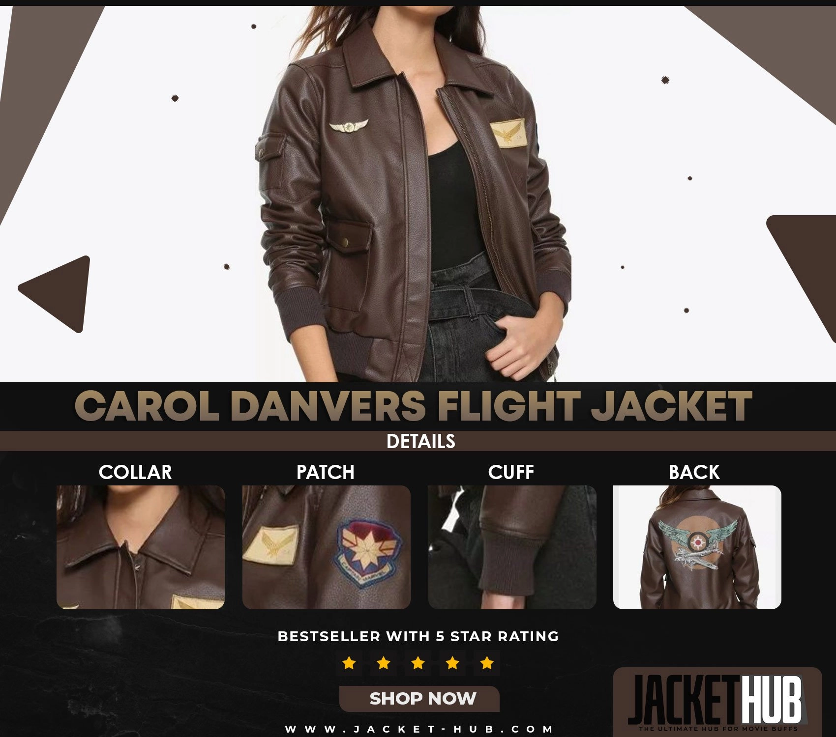 carol danvers bomber jacket