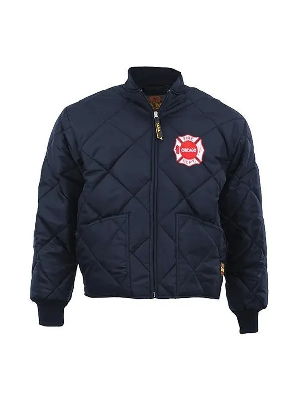 Chicago P.D. Kelly Severide Blue Bomber Jacket