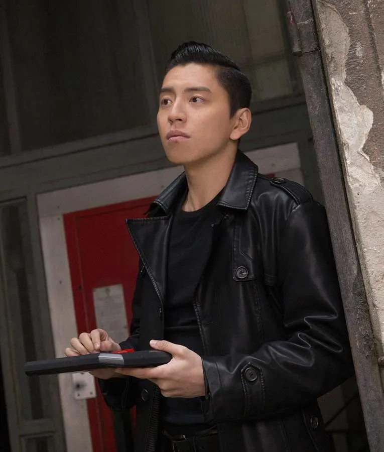Zhao Feng Leather Coat | The Rookies Black Leather Coat - Jacket Hub