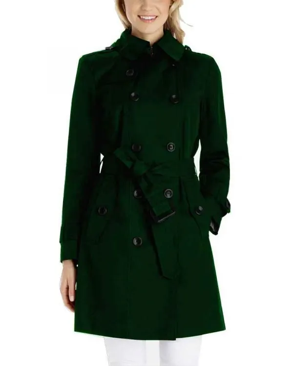 Lois Lane Justice League Amy Adams Green Trench Coat Jacket Hub