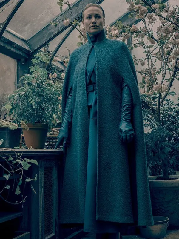 serena joy green dress Serena Joy Waterford The Handmaids Tale Coat