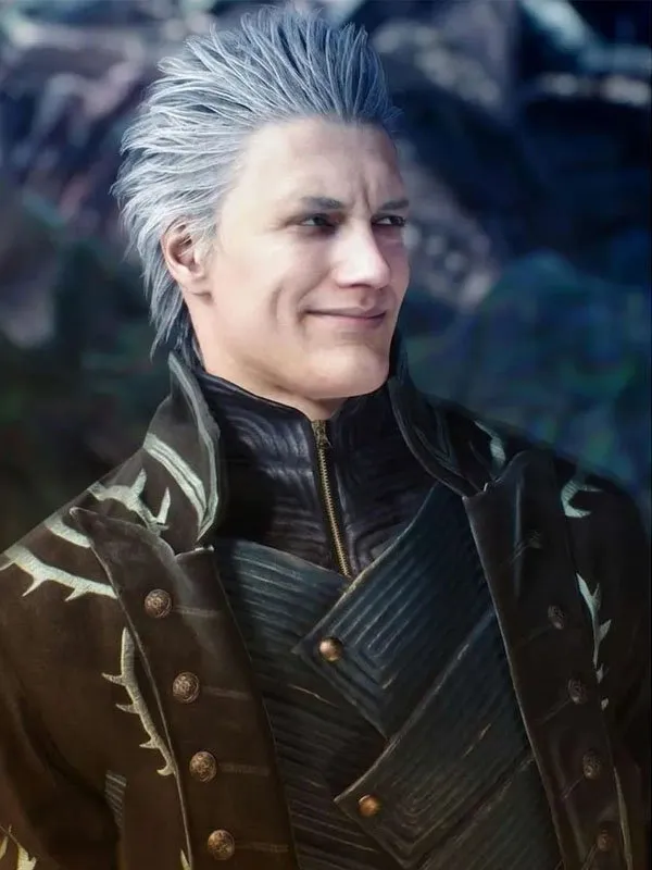 Devil May Cry 5 Vergil Coat  Black Leather Trench Coat - Jacket Makers