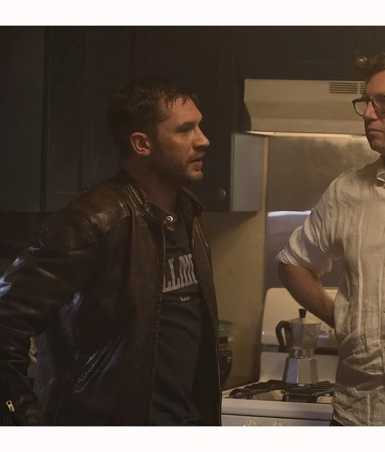 Leather jacket venom sales