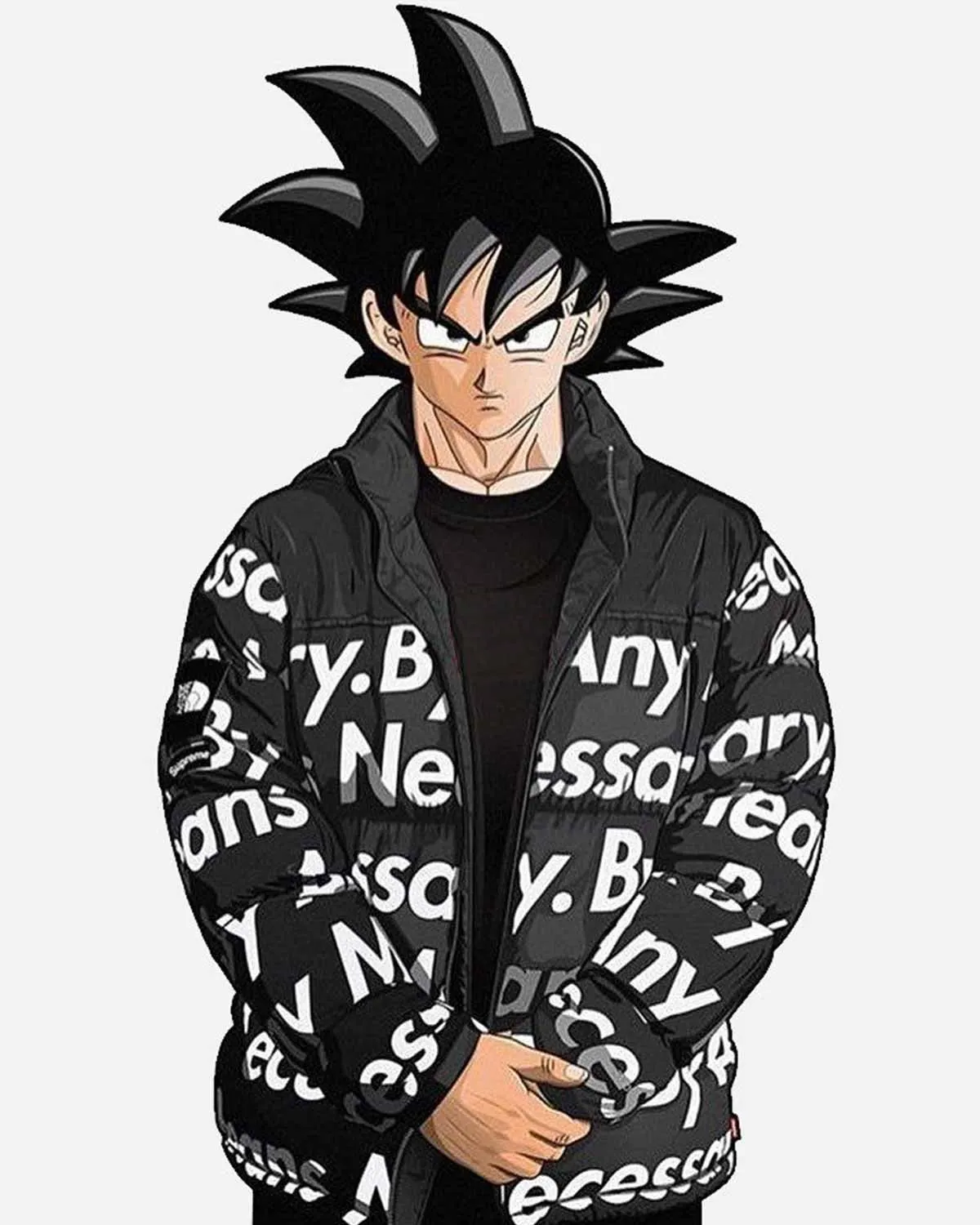 Goku Drip Jacket  Dragon Ball Z Goku Drip Puffer Jacket