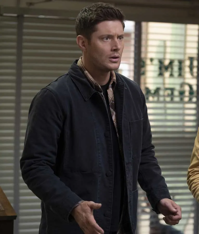 Dean Winchester Supernatural Season 15 Black Jacket