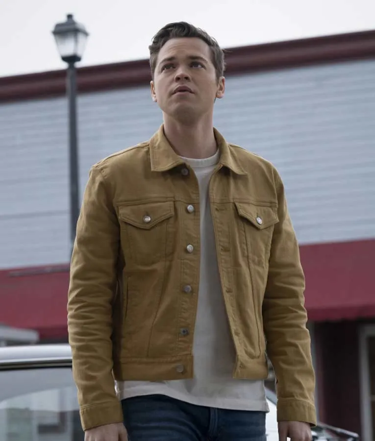 Alexander Calvert Jacket | Supernatural Season 15 Mustard Jacket