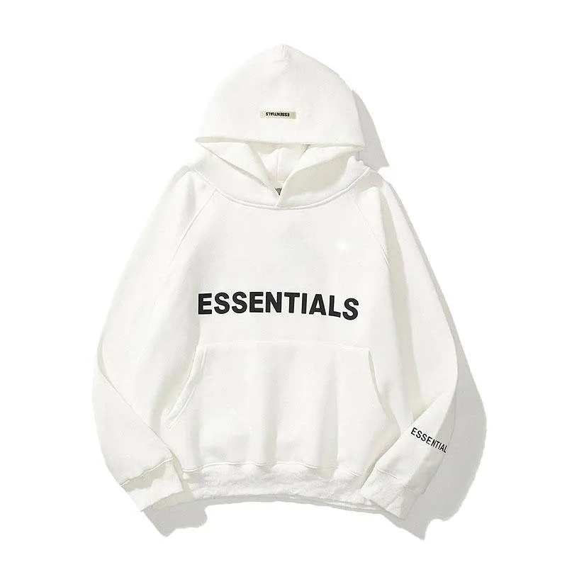 【コットン】 フォグ Essentials Hoodie Off-Black フロントロゴプルオーバーパーカー メンズ Sの バーパーカ