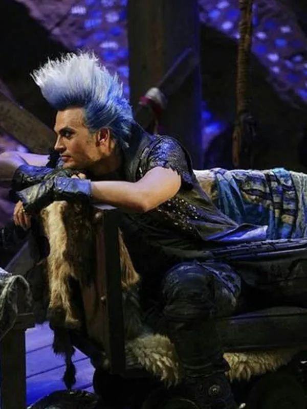 Descendants 3 Hades Leather Coat Cheyenne Jackson Studded Coat