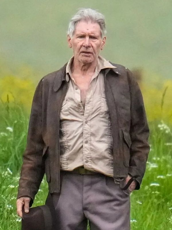 Indiana Jones 5 Harrison Ford Brown Jacket