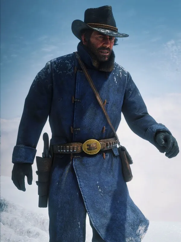 Arthur Morgan Blue Red Dead Redemption II Coat