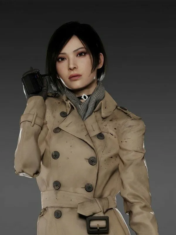 Resident Evil 2 Ada Wong Trench Coat Free Shipping