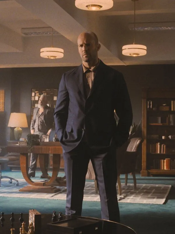 Jason Statham Wrath of Man 2021 H Blue Blazer