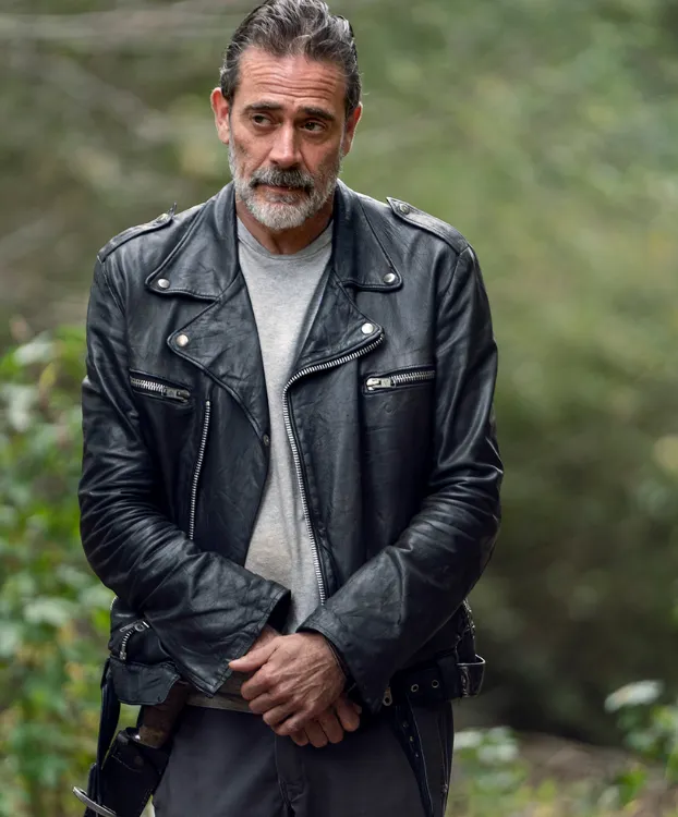 Jeffrey Dean Morgan Leather Jacket - The Walking Dead season 11