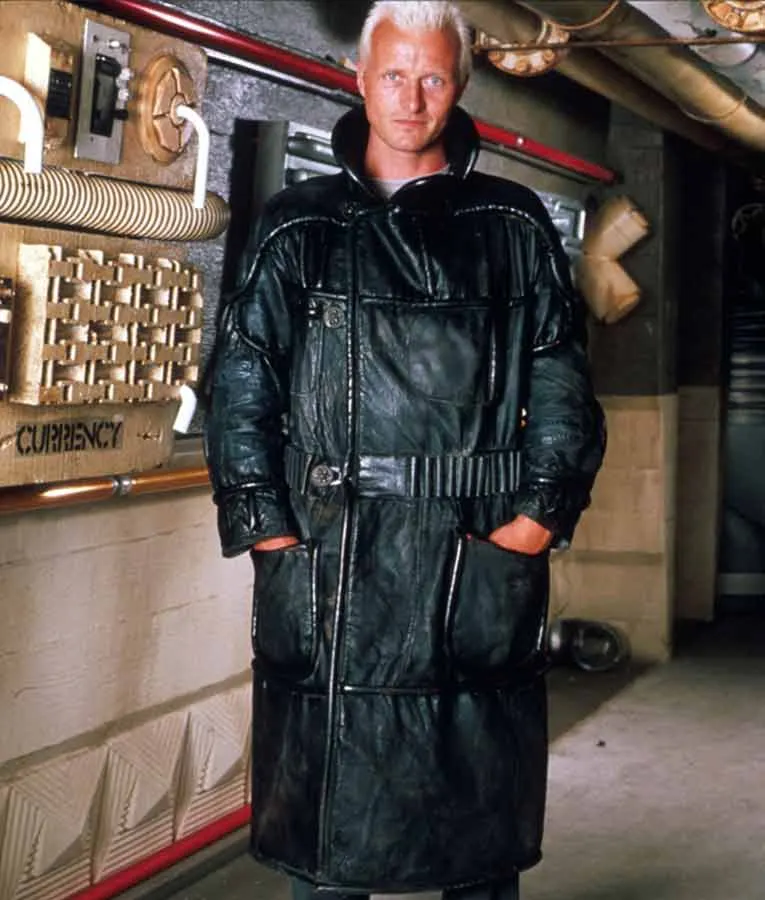 Roy Batty Blade Runner 1982 Rutger Hauer Black Leather Coat