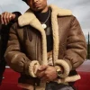 Power Book III Lou-Lou Shearling Jacket