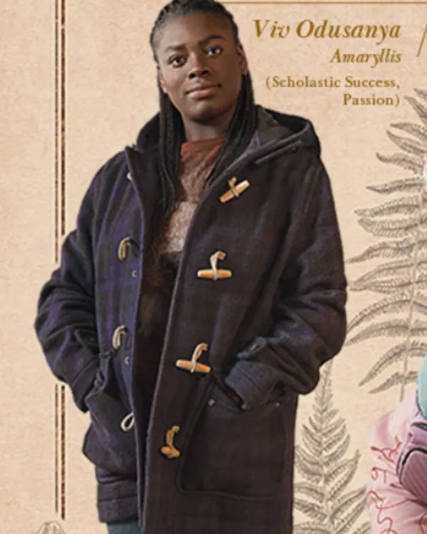 Sex Education S03 Coat | Chinenye Ezeudu Wool Coat - Jacket Hub