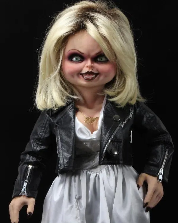 blue dress for baby girl Smiffys Bride of Chucky Costume White with Jacket Dress & Choker