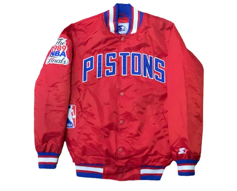 Maker of Jacket Vintage Detroit Pistons Basketball Jacket