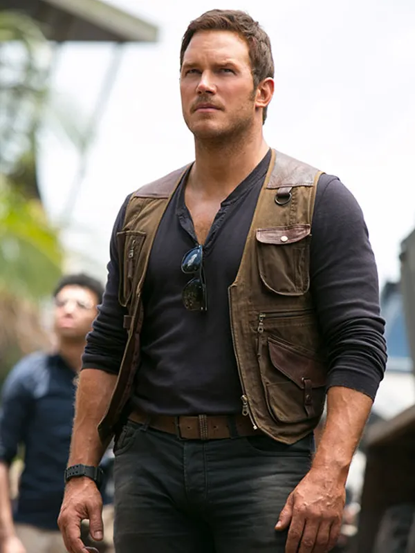 Jurassic World Owen Grady Vest | Chris Pratt Vest - Jacket Hub