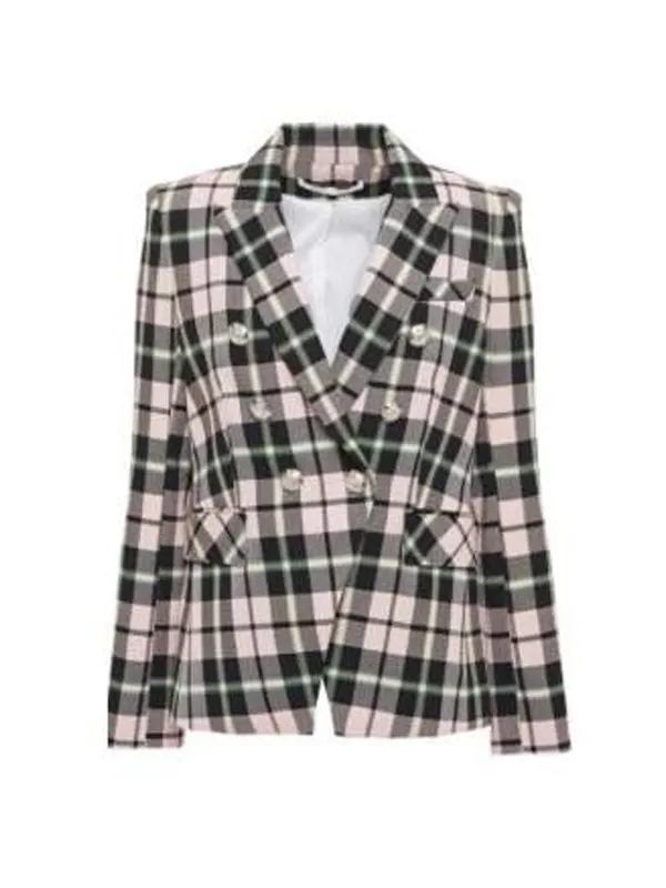 Grown-ish Season 3 Ana’s Pink Plaid Blazer