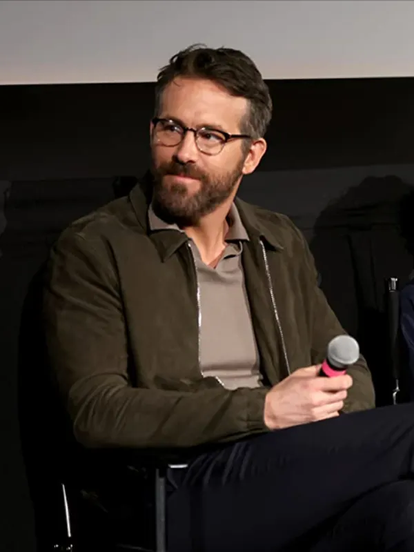 Adam The Adam Project Ryan Reynolds Green Cotton Jacket