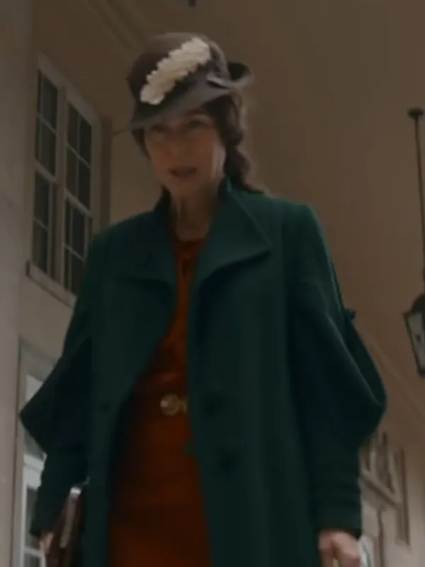 Eleanor Roosevelt The First Lady 2022 Green Coat | Jacket Hub