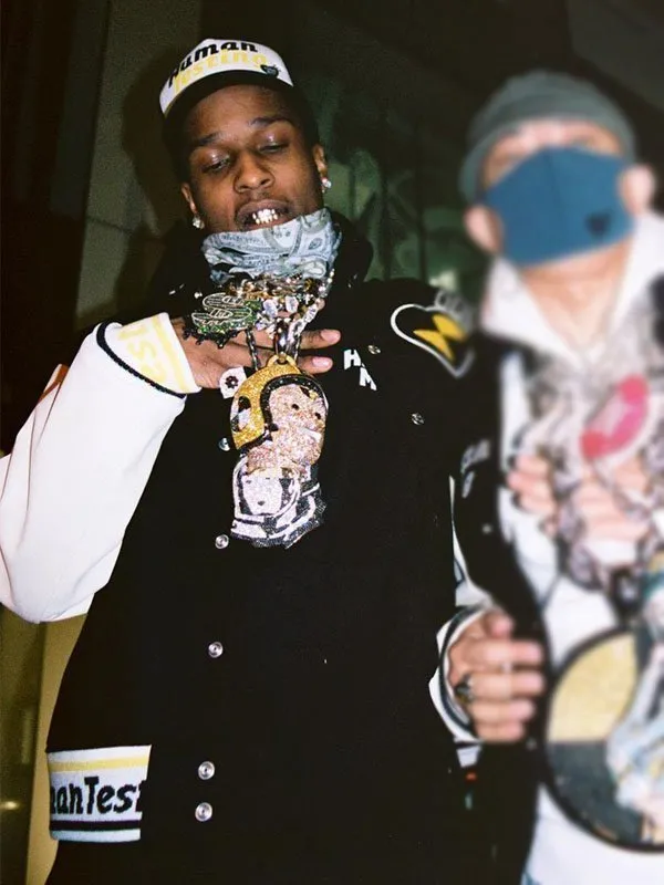 asap rocky varsity jacket