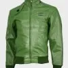 Mens Bomber Green Jacket