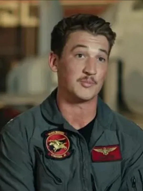 Top Gun Maverick Lt Bradley Rooster Bradshaw Green Jacket Jacket Hub