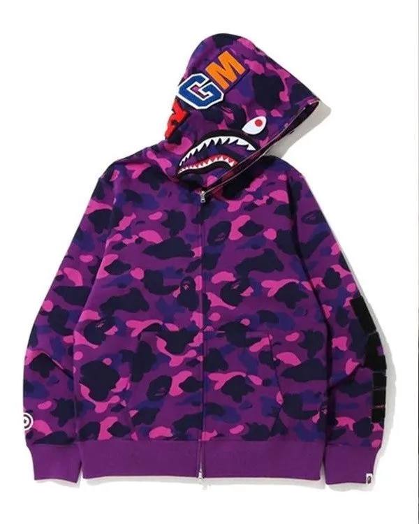  Sioos Bape Shark Hoodie Gym Jacket Sweater Anime Mens Womens  Sweatshirt Pullover Pink Red Camo Zip up Purple Bathing Ape Backwoods Shirt  Blue Funny Hoodies Blue-L : Clothing, Shoes & Jewelry