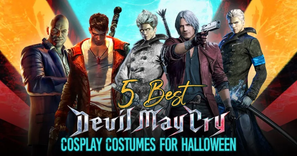 Dante Cosplay Costume Men's DMC Costume Deluxe Outfit Adult