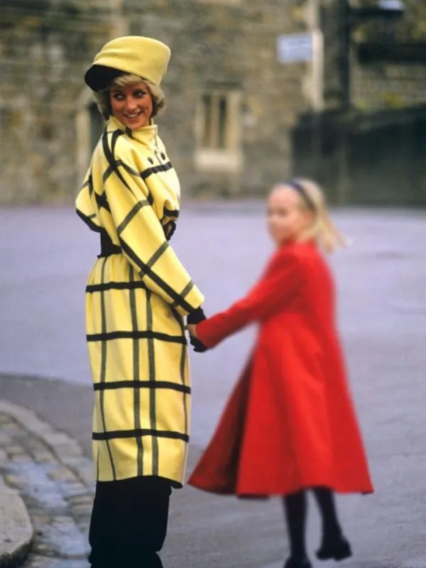 get princess diana yellow coat | Jacket Hub