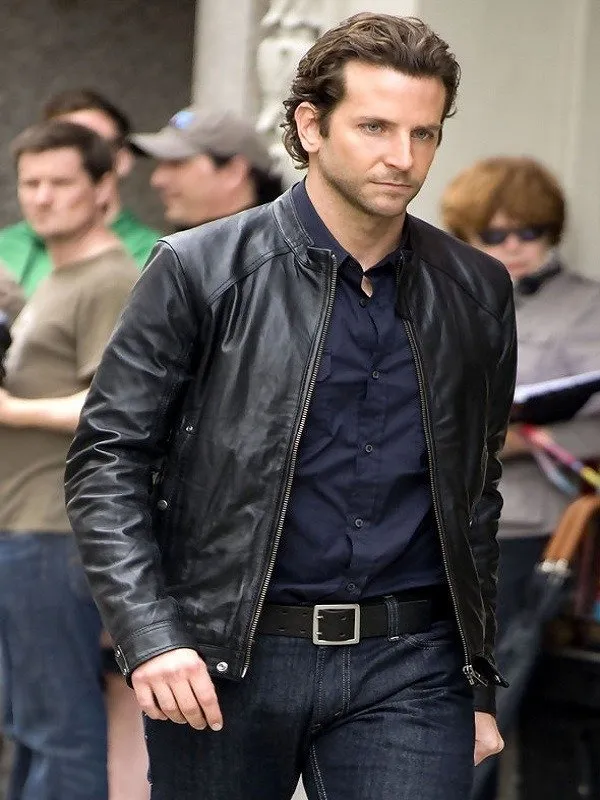 Bradley Cooper Limitless Leather Jacket