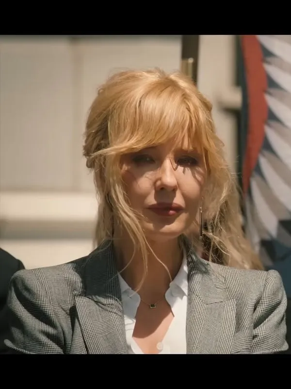 Yellowstone S05 Beth Dutton Grey Blazer | Kelly Reilly Grey Blazer