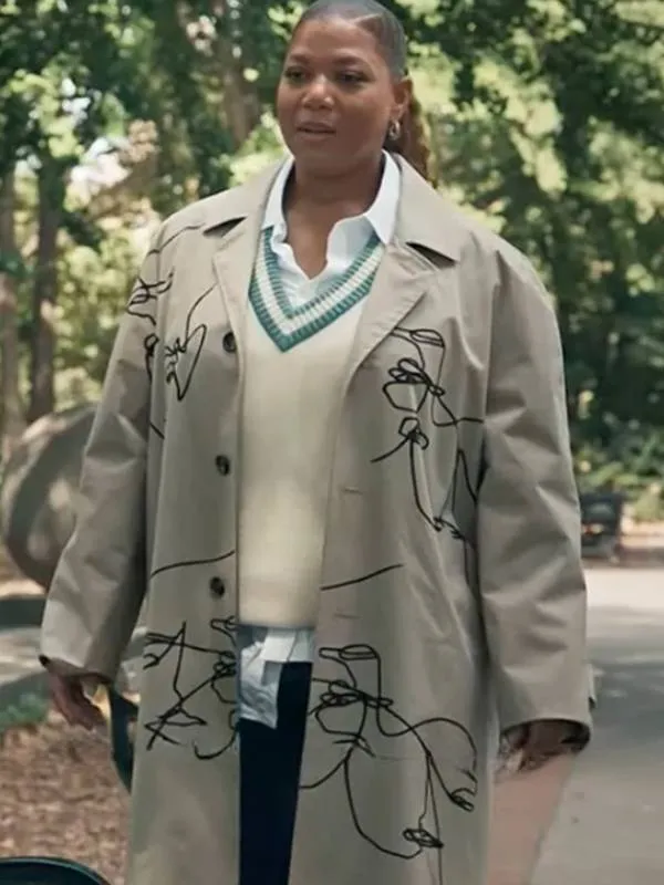 Queen Latifah The Equalizer S03 Print trench Coat - Jacket Hub