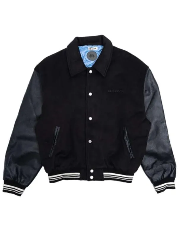 Discord Varsity Black Leather Jacket - Jacket Hub