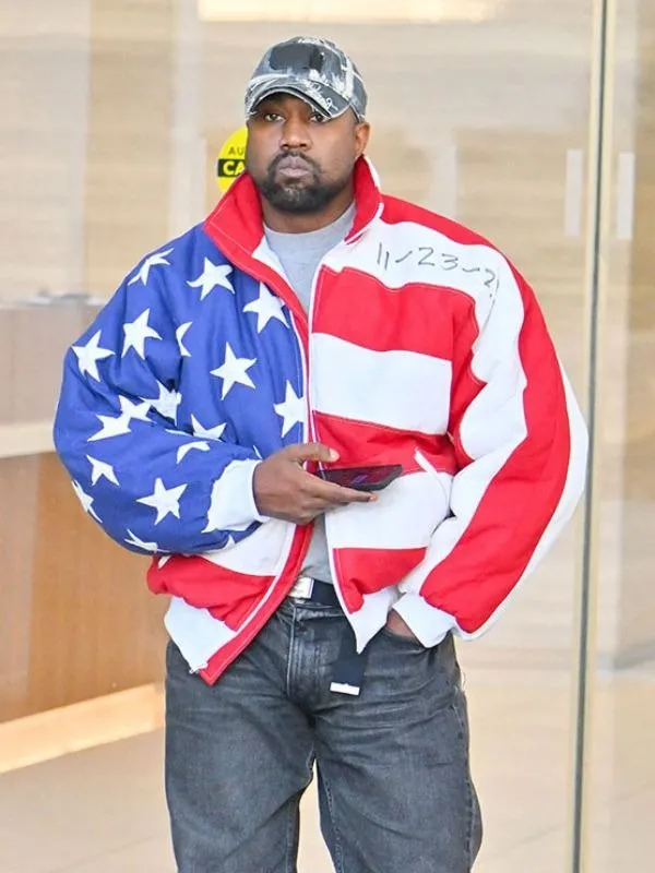 Get This Trending Kanye West American Flag Bomber Jacket