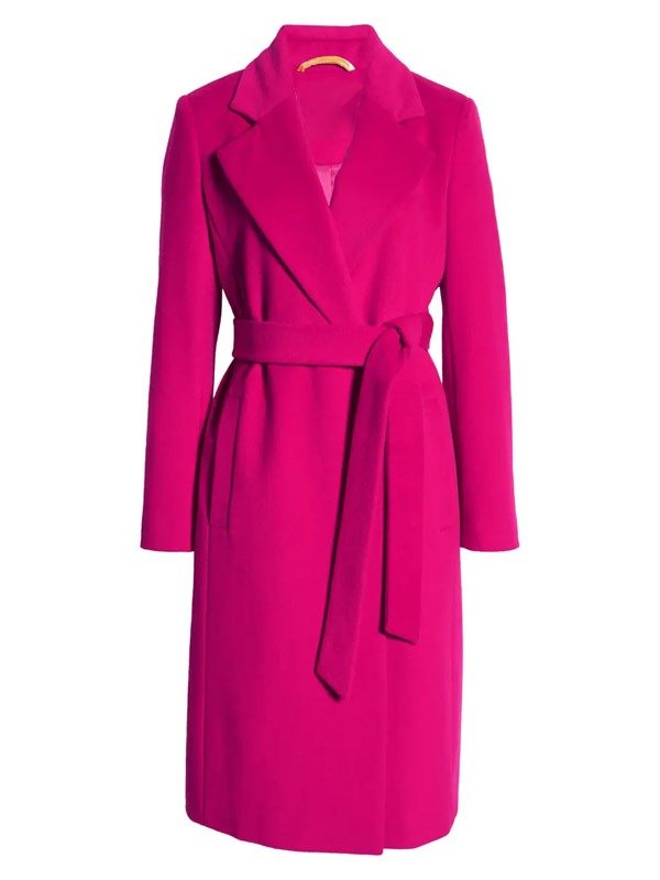 Days of our Lives Gabi Hernadez Pink Trench Coat - Jacket Hub