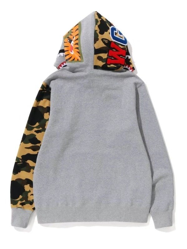 BAPE SHARK HOODIE Review! Grey half head Camo! 