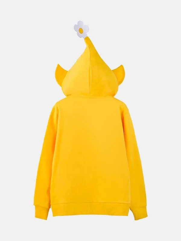 Yellow hoodie that says hot sale yellow