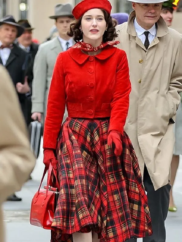 Marvelous Mrs Maisel Red Dress 1960s Hot Pink Mini Shift Dress W