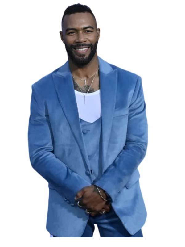 The Mother 2023 Omari Hardwick Blue Blazer Jacket Hub