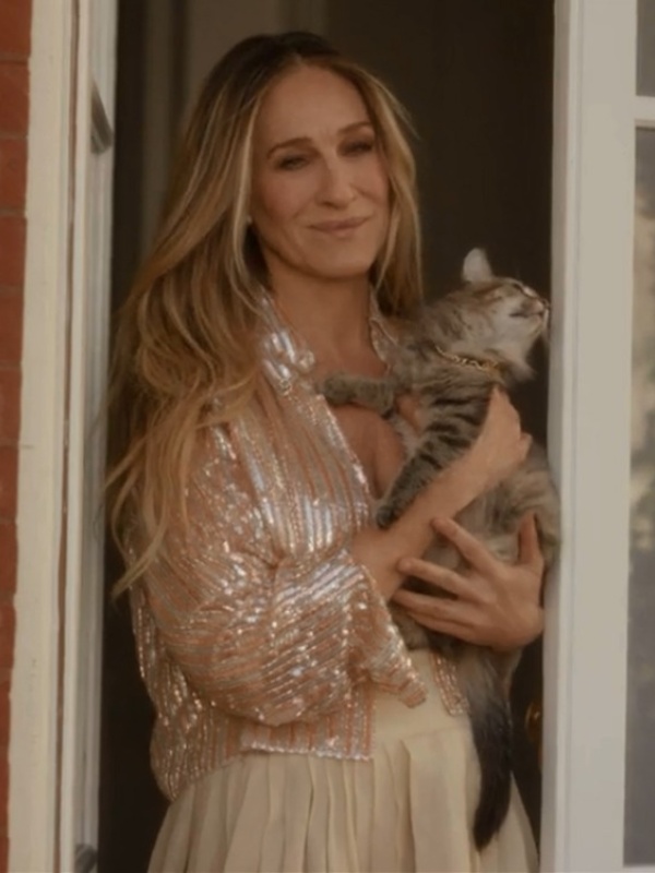 carrie sequin dress and just like that And Just Like That...' Season 3: Where to Get Carrie Bradshaw's Outfits Femestella
