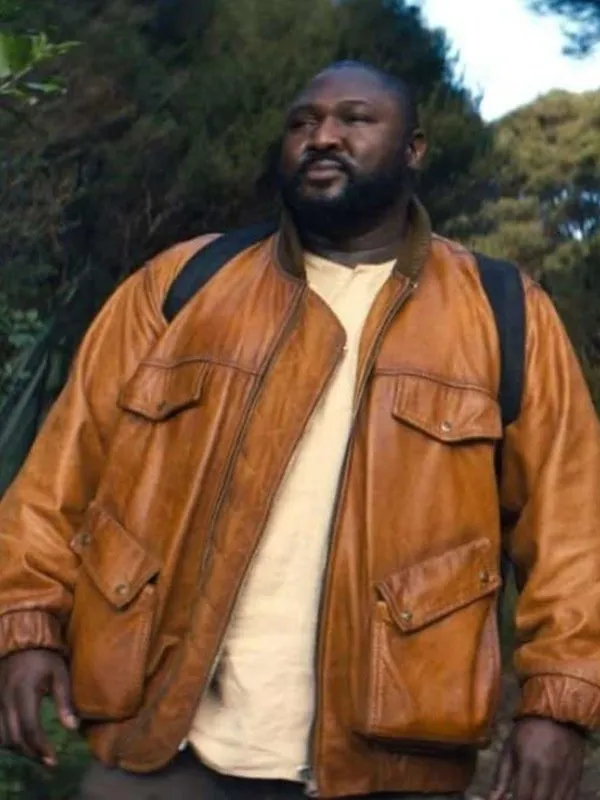 Sweet Tooth S02 Nonso Anozie Brown Leather Jacket