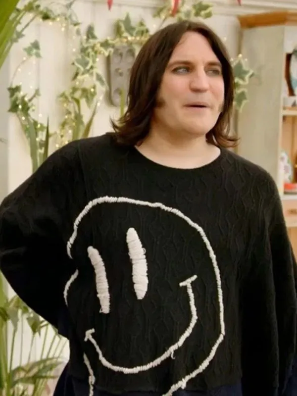 Bake Off Noel Fielding Smiling Face Sweater - Jacket Hub