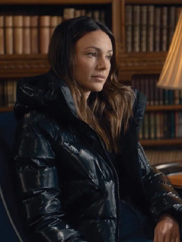 Fool Me Once Michelle Keegan Puffer Jacket Michelle Keegan Fool Me Once Black Puffer Jacket