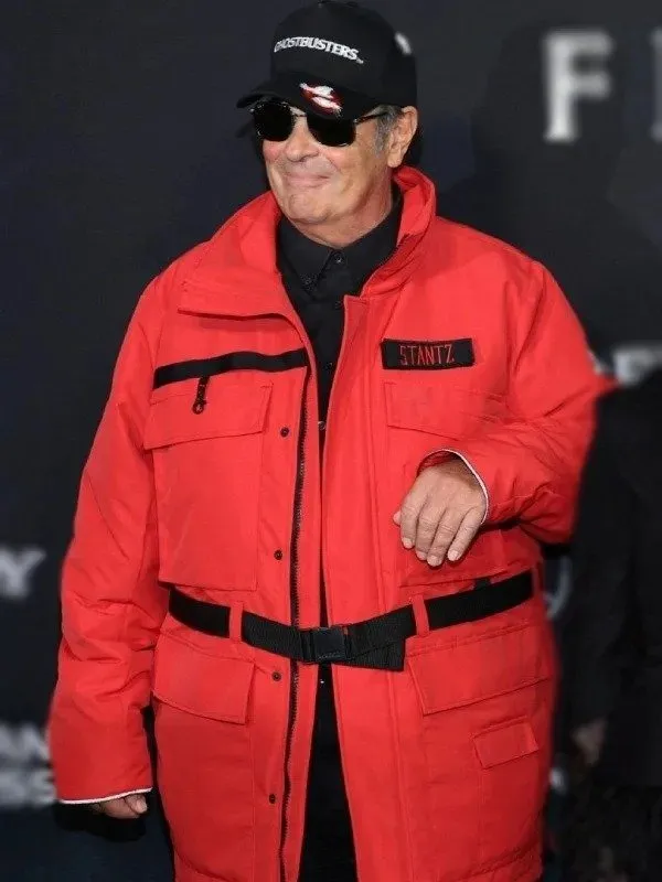 Ghostbusters Frozen Empire Dan Aykroyd Red Jacket - Jacket Hub