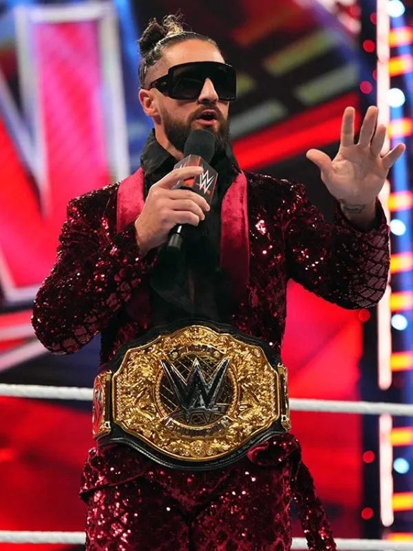 WWE Raw Seth Rollins Sequin Blazer Jacket Hub