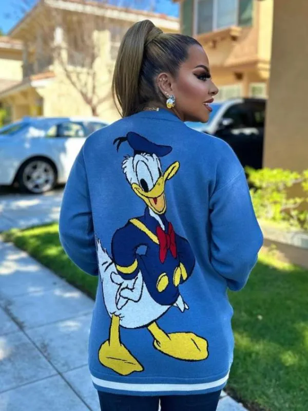 Disney Donald Duck Cardigan Jacket Hub