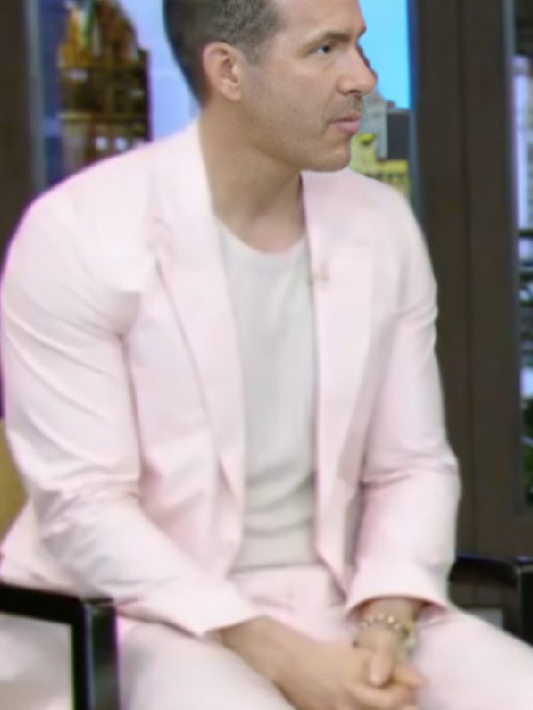 Live with Kelly and Mark Ryan Reynolds Pink Blazer Ryan Reynolds Live with Kelly and Mark Pink Blazer